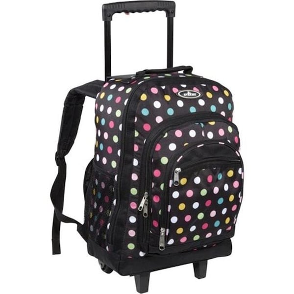 Everest Everest 9045WH-POLKA DOT Wheeled Backpack with Pattern - Polka Dots 9045WH-POLKA DOT - main